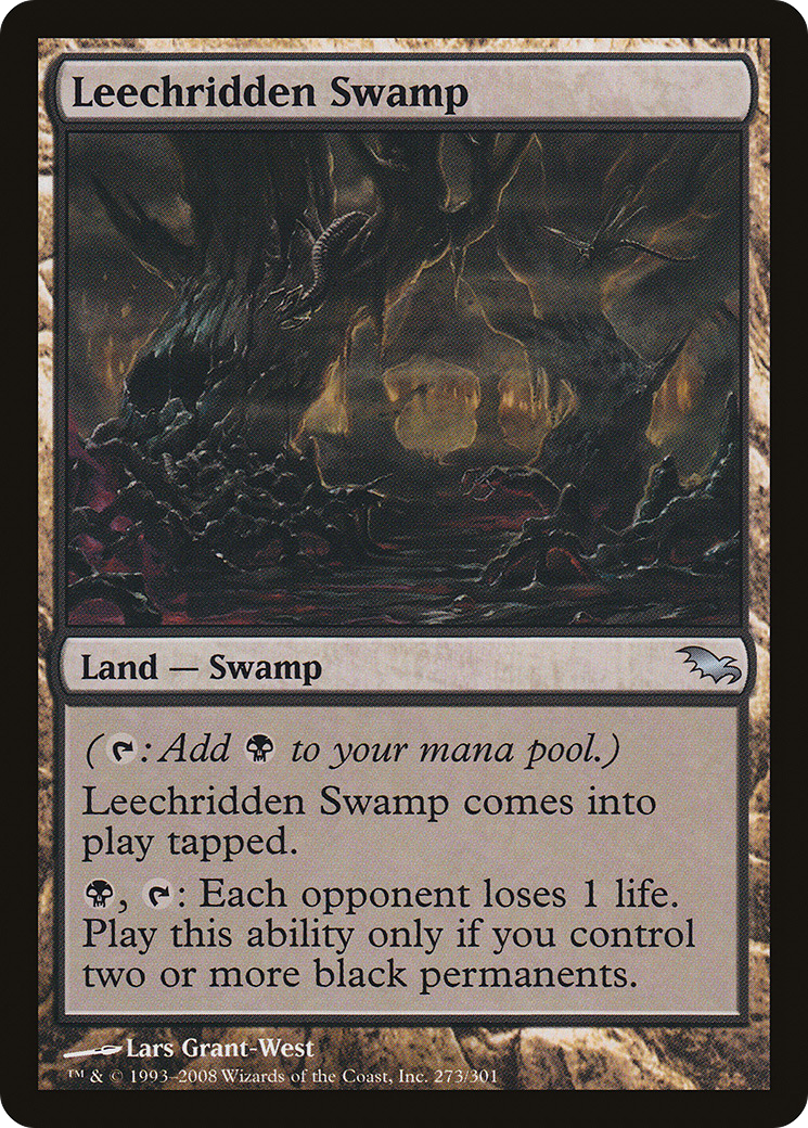Leechridden Swamp [Shadowmoor]-1