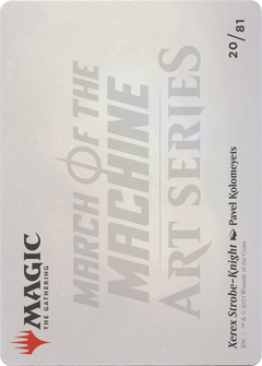 Xerex Strobe-Knight // Xerex Strobe-Knight (AMOM-020) - March of the Machine Art Series (Borderless)-2