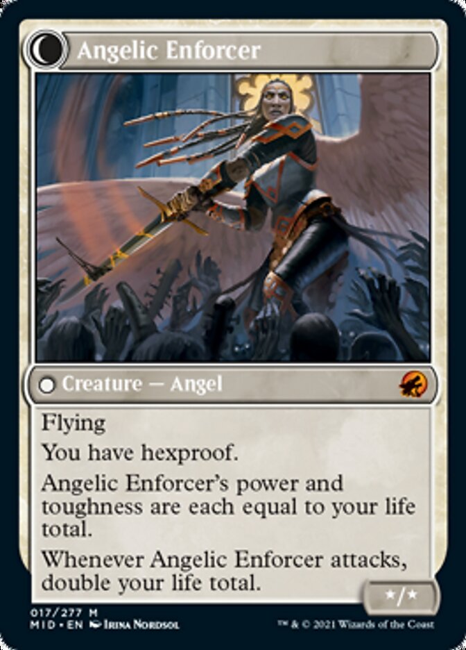 Enduring Angel // Angelic Enforcer [Innistrad: Midnight Hunt]-2