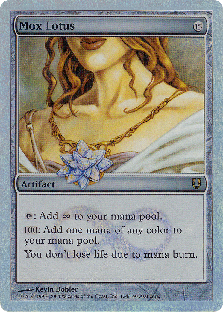 Mox Lotus (Alternate Foil) [Unhinged]-1