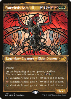 Vaevictis Asmadi (Stained Glass) (Textured Foil) (SLD-1070) - Secret Lair Drop: (Showcase) Foil-1
