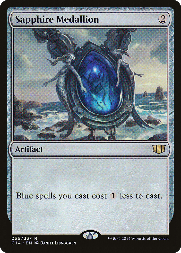 Sapphire Medallion [Commander 2014]-1
