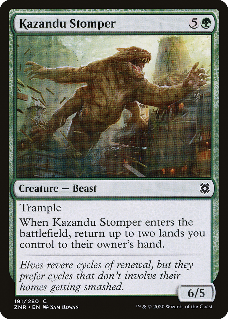 Kazandu Stomper [Zendikar Rising]-1