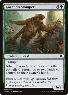 Kazandu Stomper [Zendikar Rising]-1