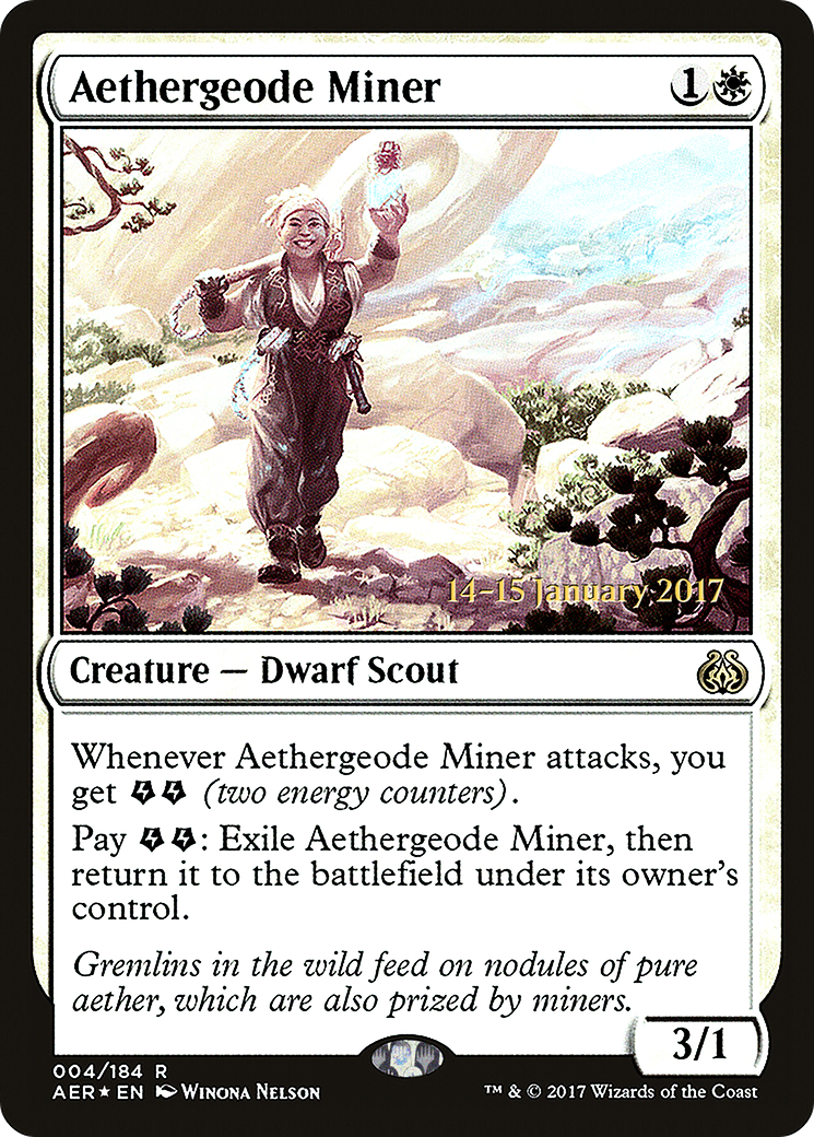 Aethergeode Miner [Aether Revolt Prerelease Promos]-1