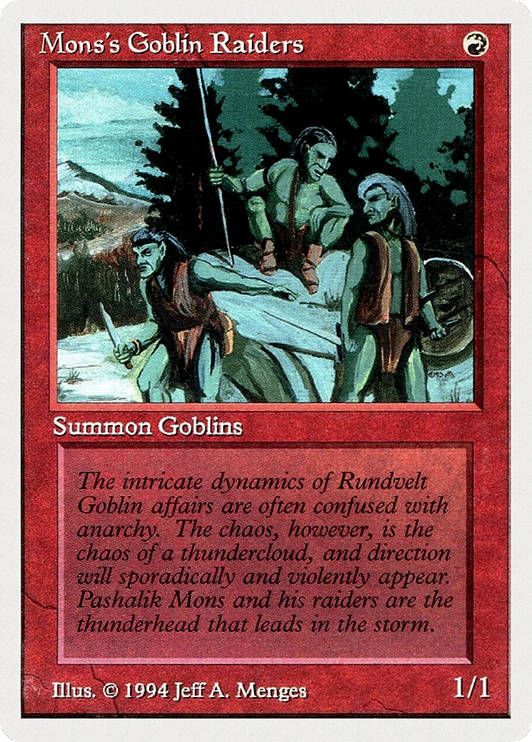 Mons's Goblin Raiders [Summer Magic / Edgar]-1