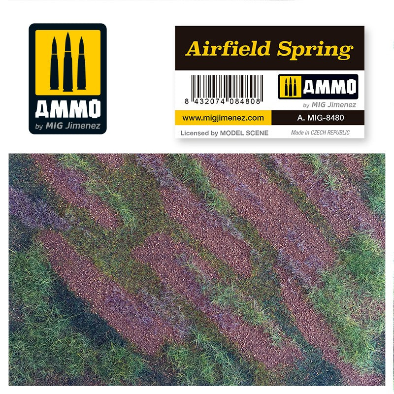 Ammo by MIG -  Dioramas - Scenic Mats - Airfield Spring