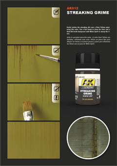 AK Interactive - Weathering Products - Streaking Grime General 35ml