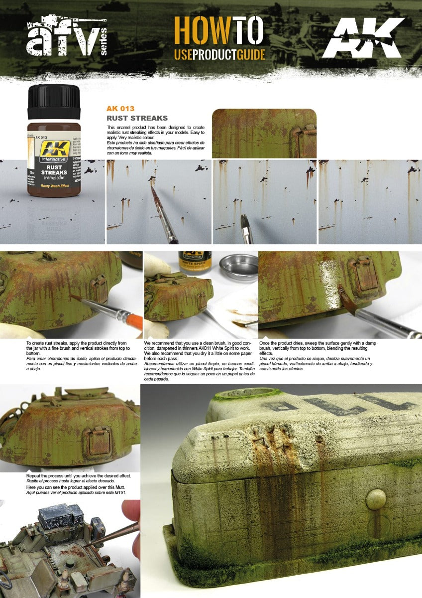 AK Interactive - Weathering Products - Rust Streaks 35ml