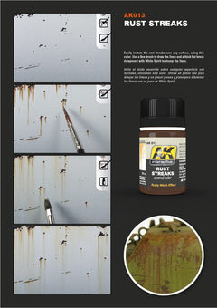 AK Interactive - Weathering Products - Rust Streaks 35ml