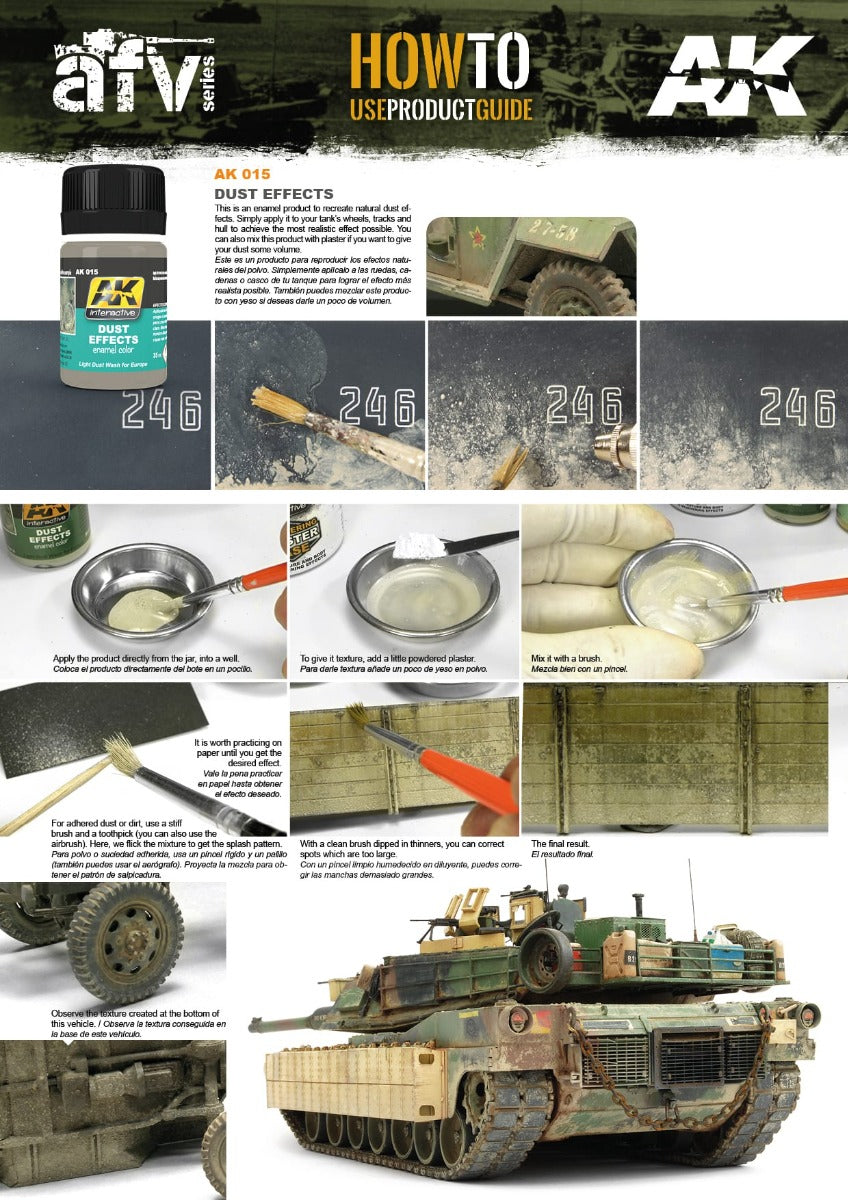 AK Interactive - Weathering Products - Dust Effects 35ml