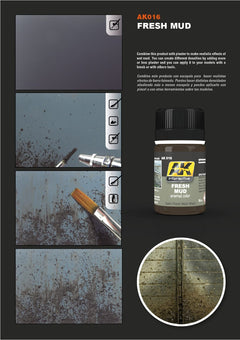 AK Interactive - Weathering Products - Fresh Mud Effects 35ml