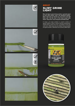 AK Interactive - Weathering Products - Slimy Grime Light 35ml
