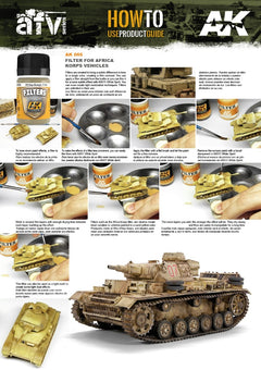 AK Interactive - Weathering Products - Filter for Afrika Korps Vehicles 35ml