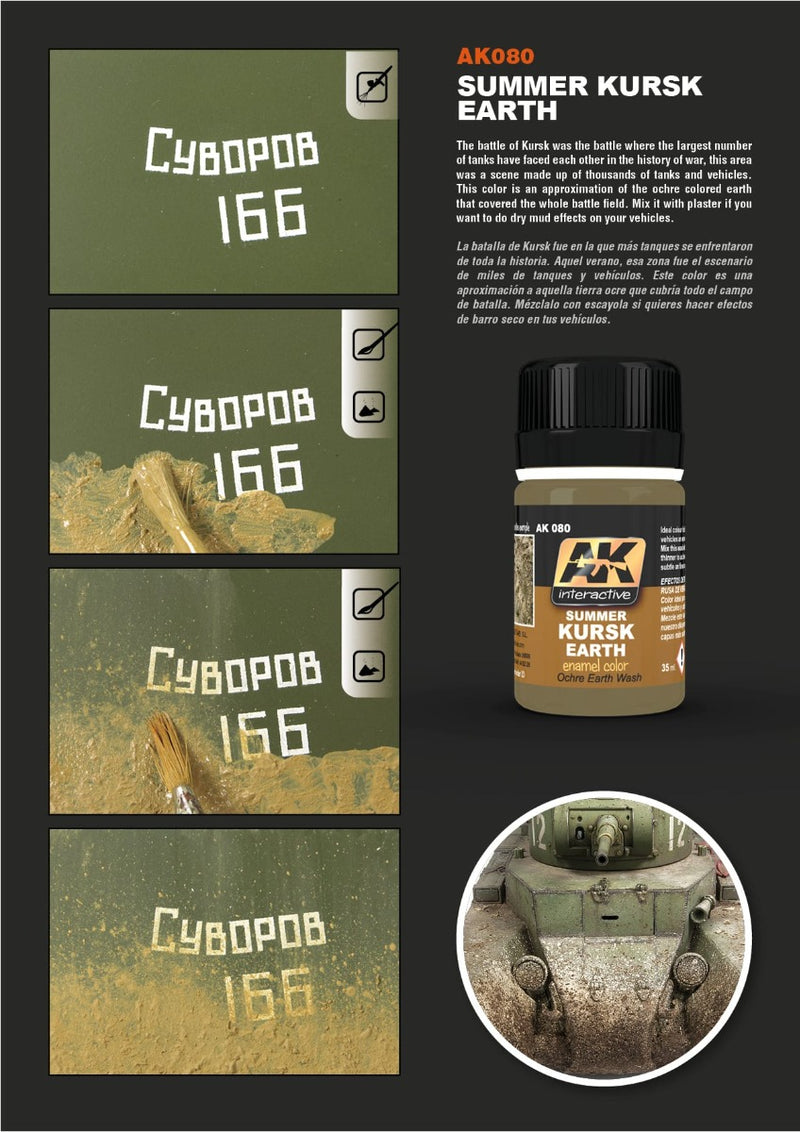 AK Interactive - Weathering Products - Summer Kursk Effects 35ml