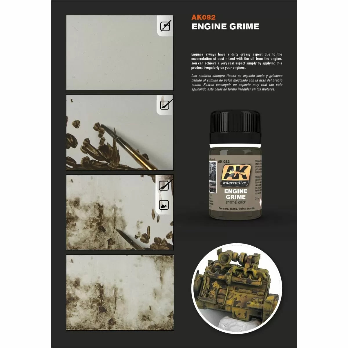 AK Interactive Weathering Products - Engine Grime-3