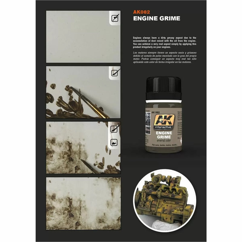 AK Interactive Weathering Products - Engine Grime-3