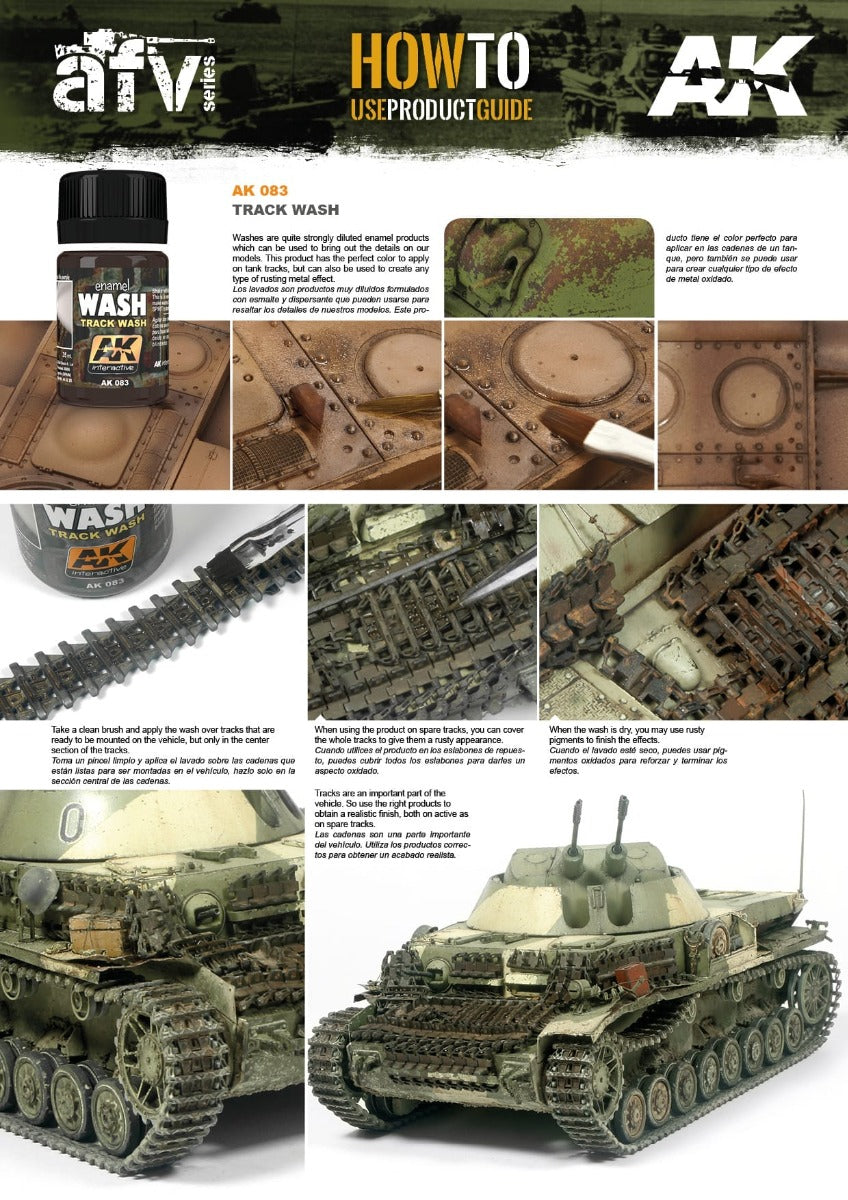 AK Interactive - Weathering Products - Track Wash 35ml