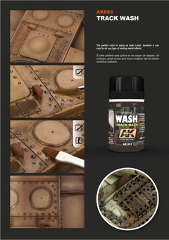 AK Interactive - Weathering Products - Track Wash 35ml