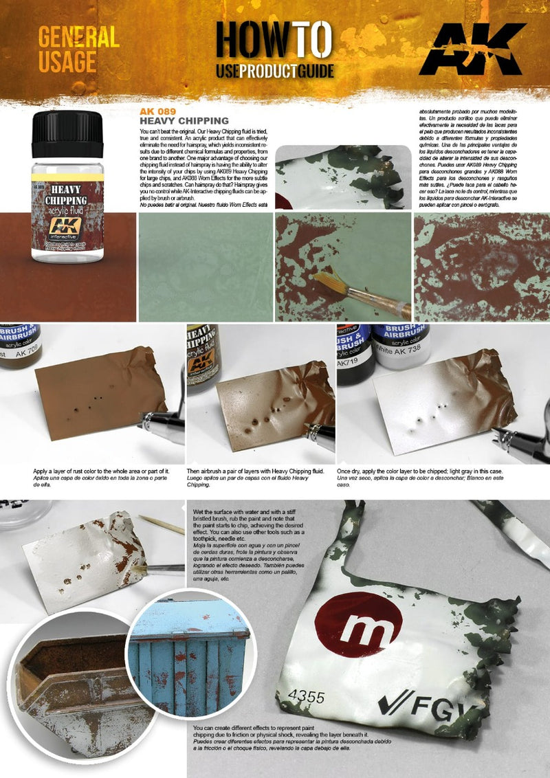 AK Interactive - Weathering Products - Heavy Effects Acrylic Fluid 35ml
