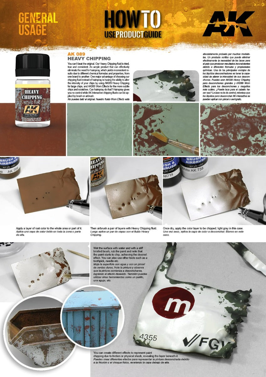 AK Interactive - Weathering Products - Heavy Effects Acrylic Fluid 35ml
