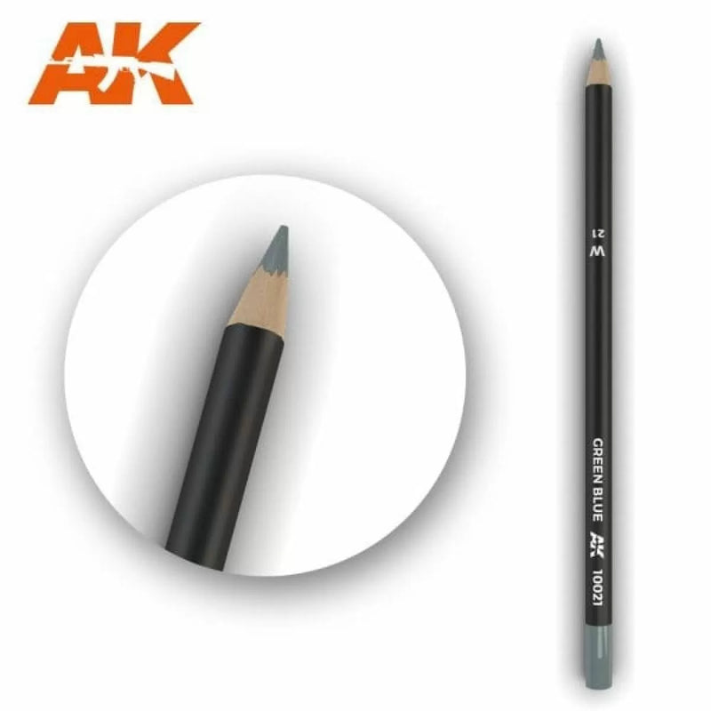 AK Interactive Weathering Pencils - Green Blue-1
