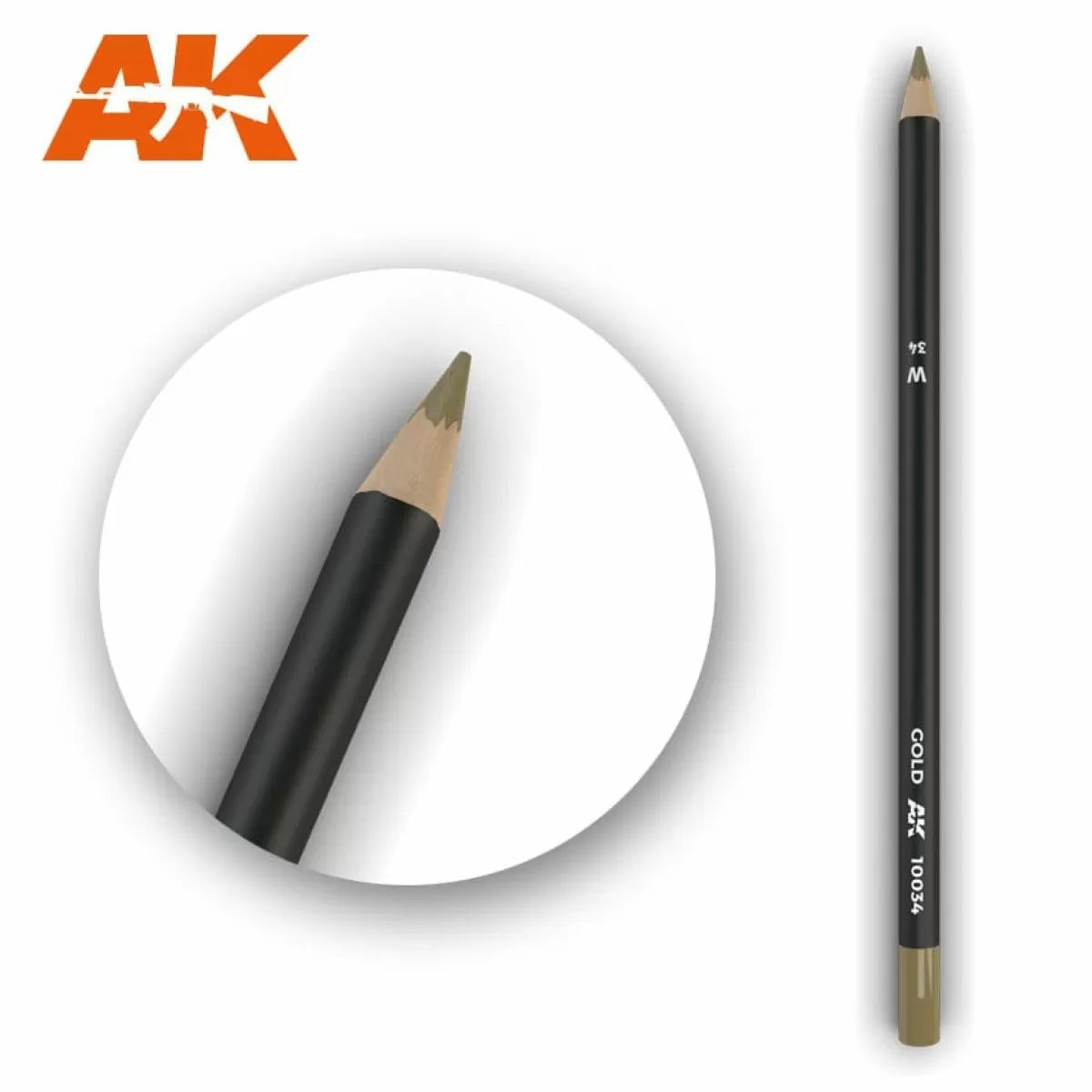 AK Interactive Weathering Pencils - Gold-1