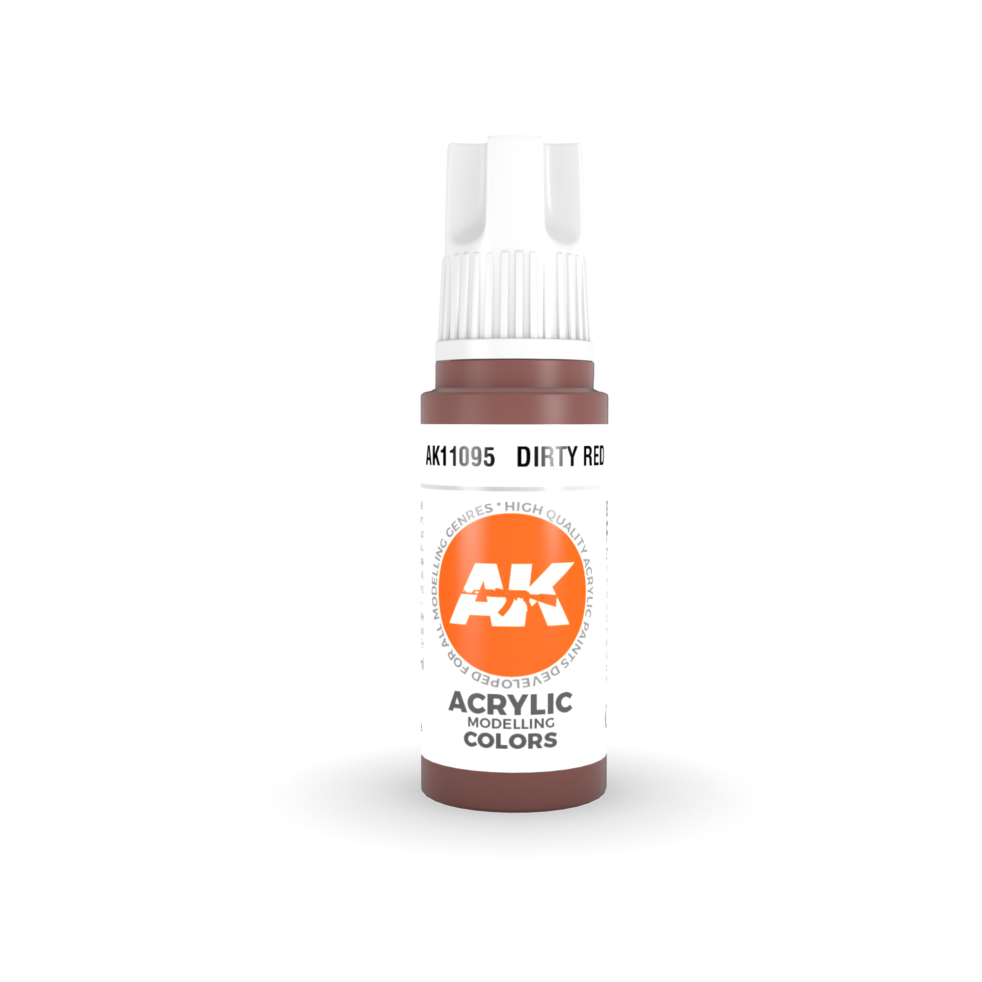 AK Interactive - 3 Gen Acrylics - Dirty Red 17ml