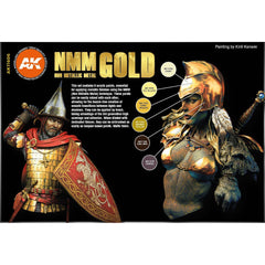 AK Interactive - 3 Gen Sets - Non Metallic Metal - Gold