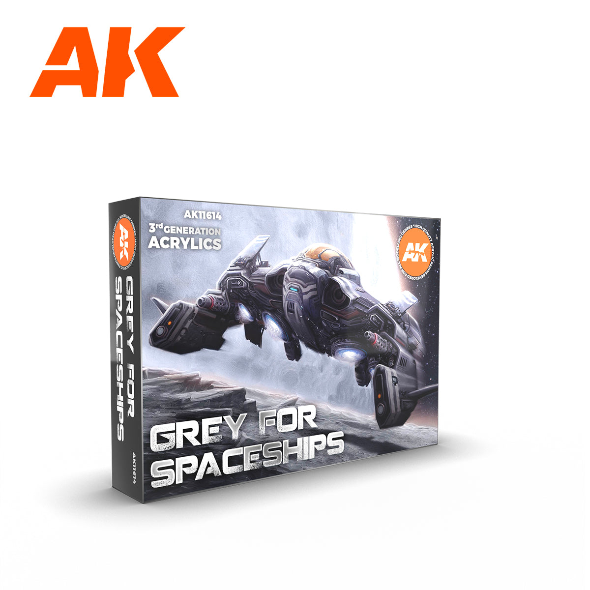 AK Interactive - 3 Gen Sets - Grey For Spaceships