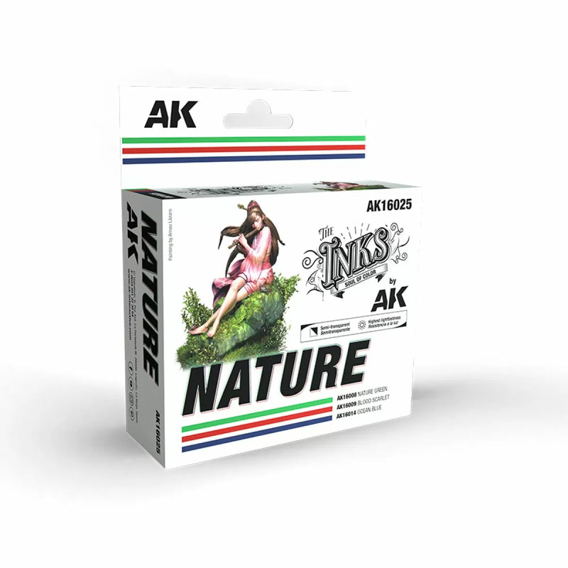 AK Interactive - The Inks - Nature Set-1