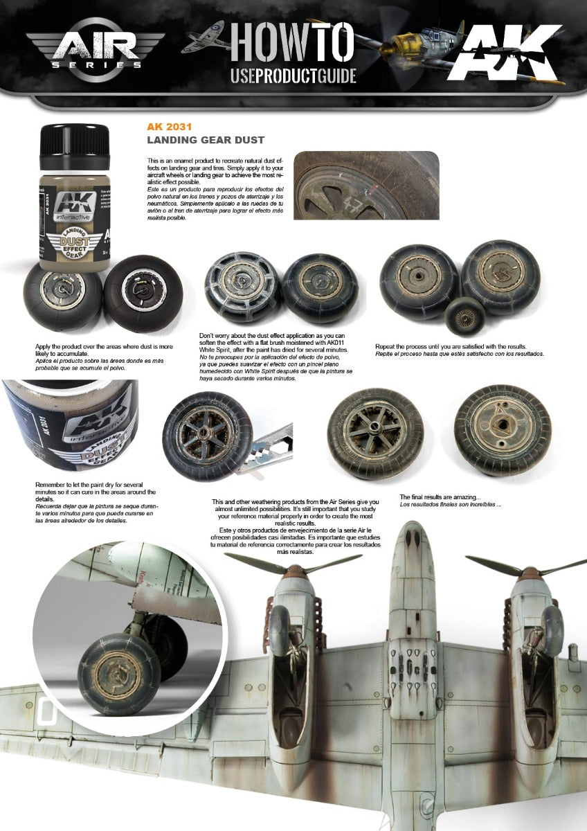 AK Interactive - Weathering Products - Landing Gear Dust 35ml