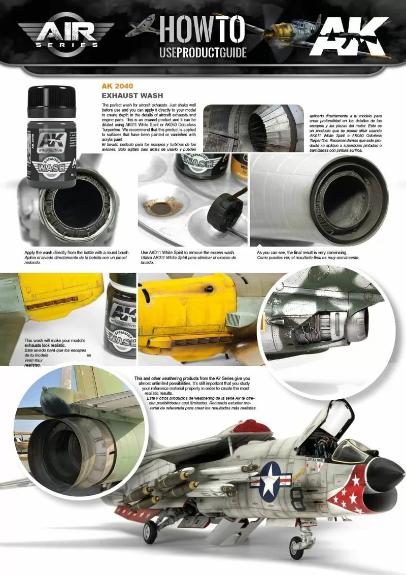 AK Interactive Weathering Products - Exhaust Wash-2