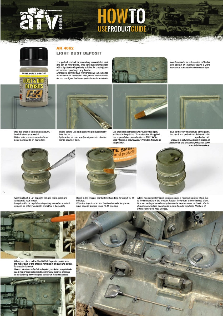 AK Interactive - Weathering Products - Light Dust Deposit 35ml