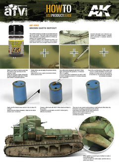 AK Interactive - Weathering Products - Brown Earth Deposit 35ml
