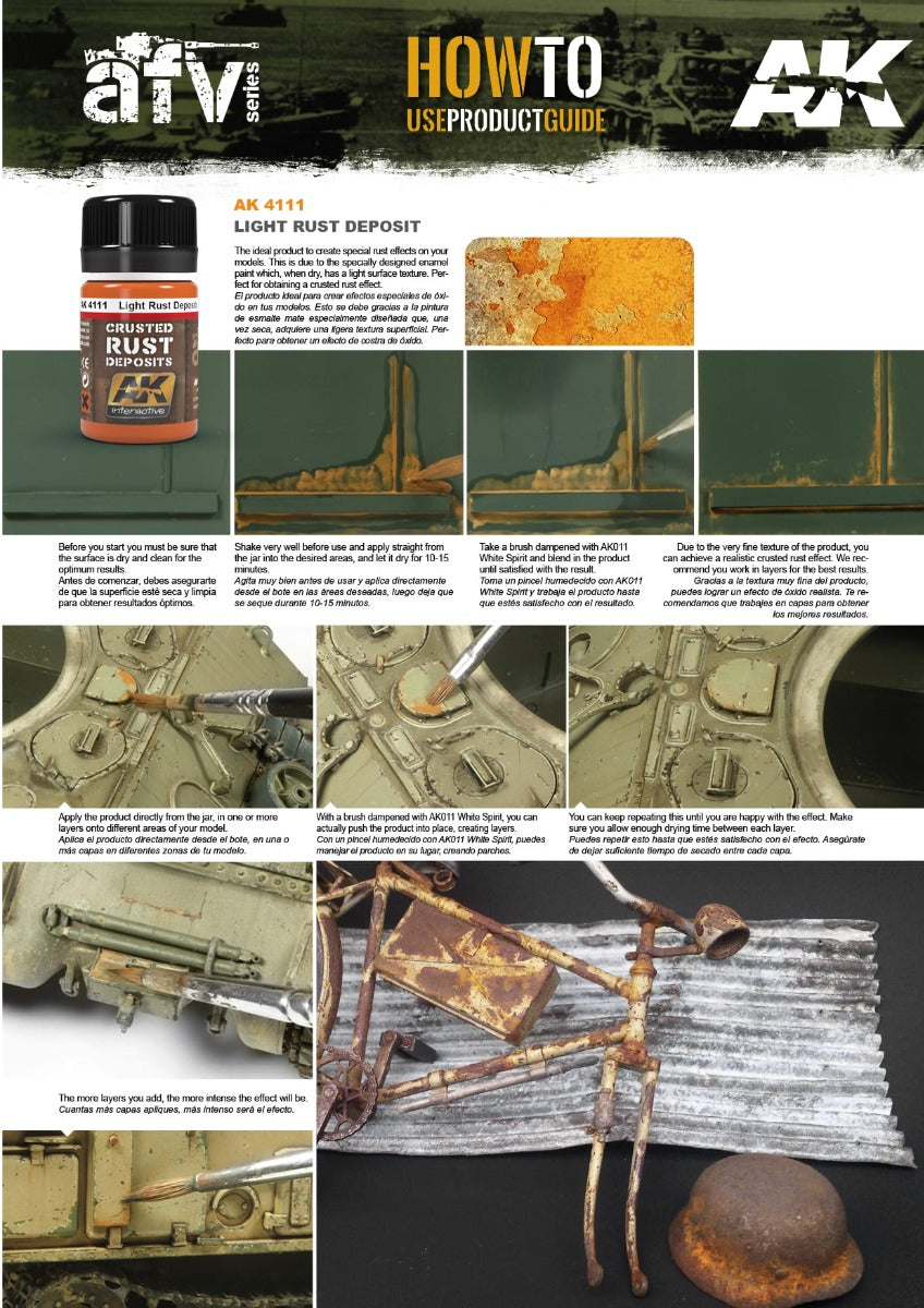 AK Interactive - Weathering Products - Light Rust Deposit 35ml