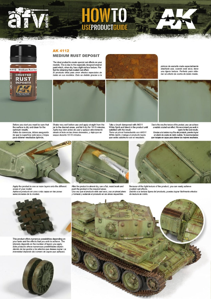 AK Interactive - Weathering Products - Medium Rust Deposit 35ml