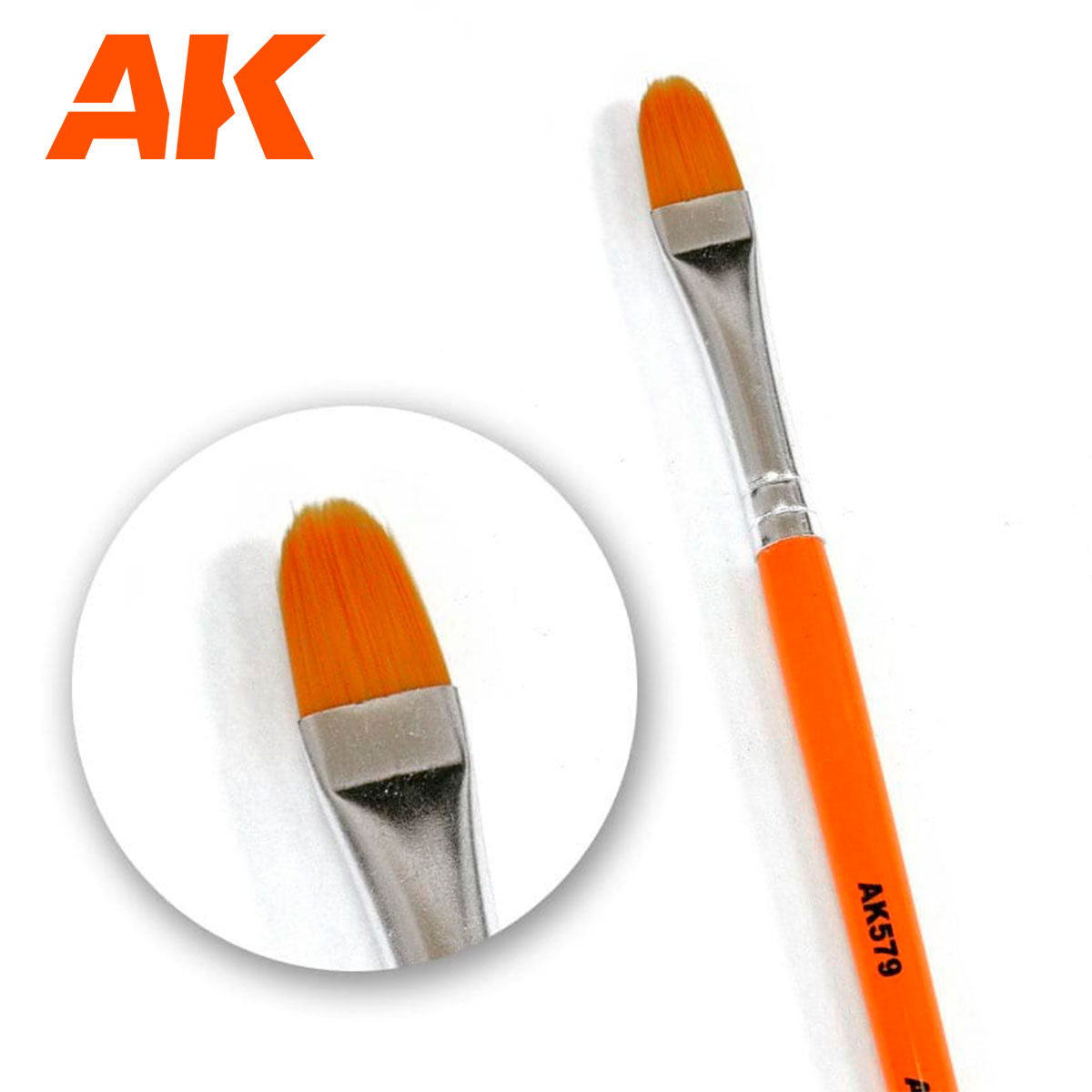 Ak Interactive - Brushes  - Weathering Brush Rounded