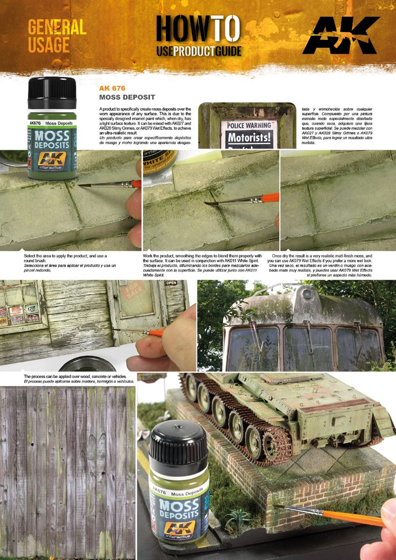AK Interactive - Weathering Products - Moss Deposit 35ml