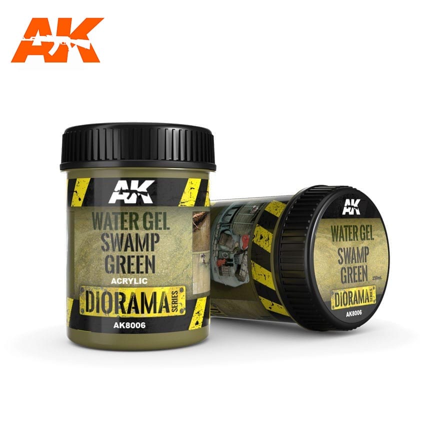 AK Interactive - Dioramas - Water Gel Swamp Green Effects 250ml