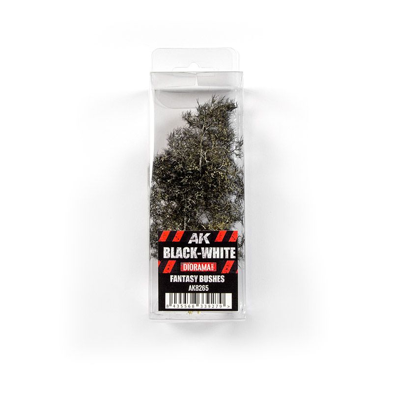 AK Interactive - Dioramas - Black-White Fantasy Bushes 1/35-1