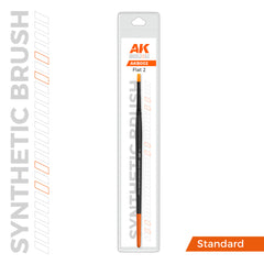 AK Interactive - Brushes - Synthetic Brush - Flat 2-1