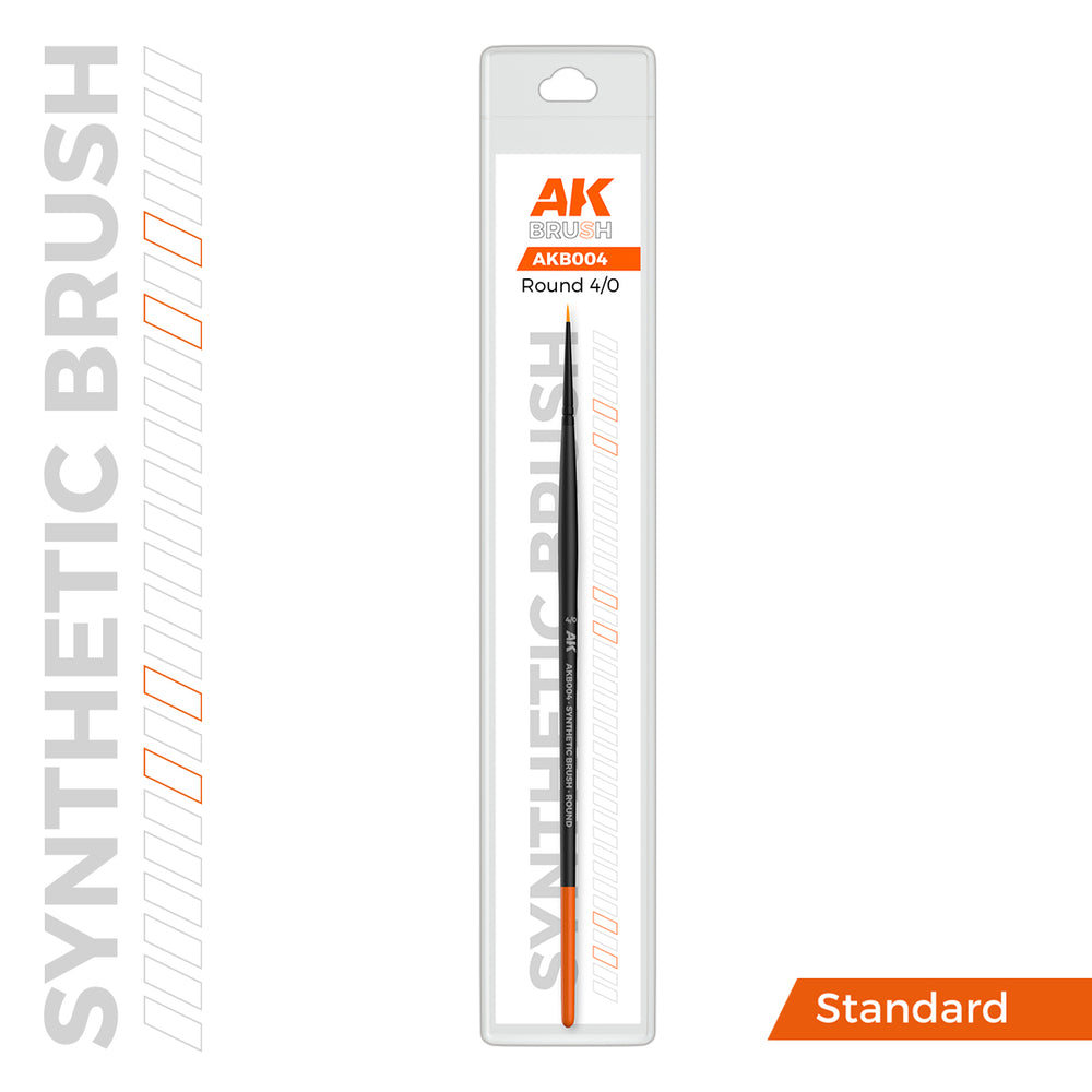 AK Interactive - Brushes - Synthetic Brush - Flat 4