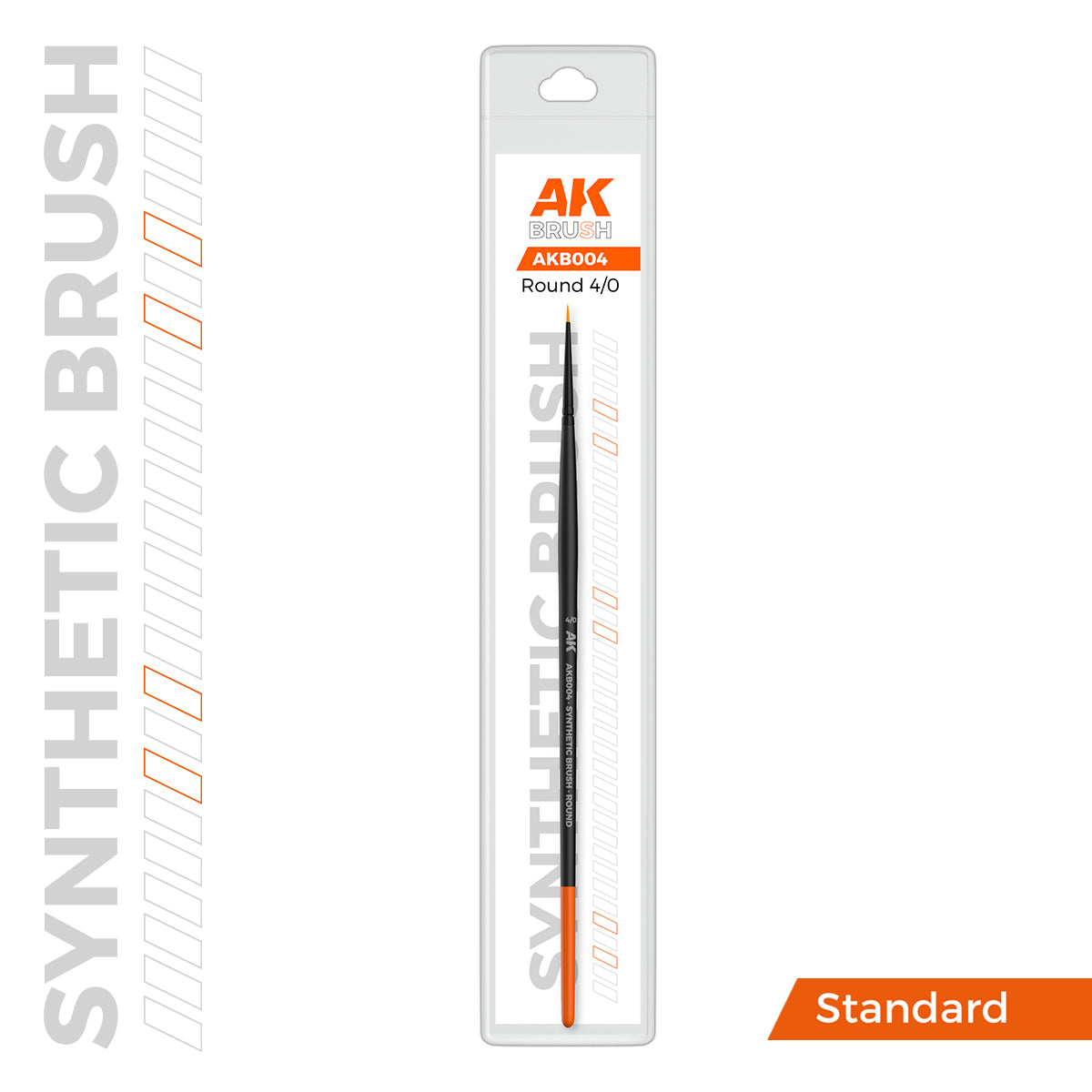 AK Interactive - Brushes - Synthetic Brush - Round 4/0-1