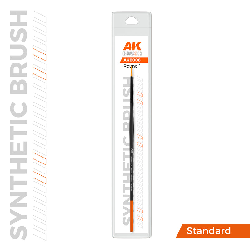 AK Interactive - Brushes - Synthetic Brush - Round 1-1