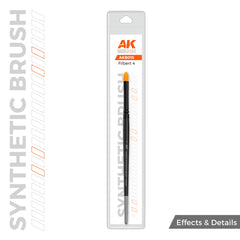 AK Interactive - Brushes - Synthetic Brush - Filbert 4-1