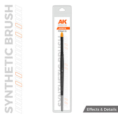 AK Interactive - Brushes - Synthetic Brush - Filbert 6-1