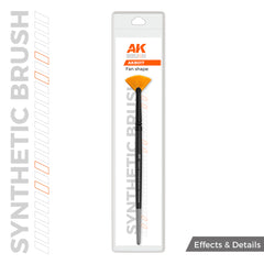 AK Interactive - Brushes - Synthetic Brush - Fan Shape-1