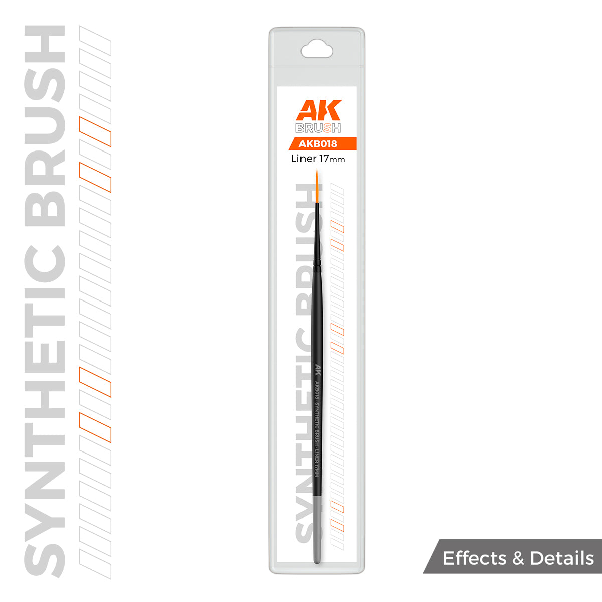 AK Interactive - Brushes - Synthetic Brush - Liner 17mm-1
