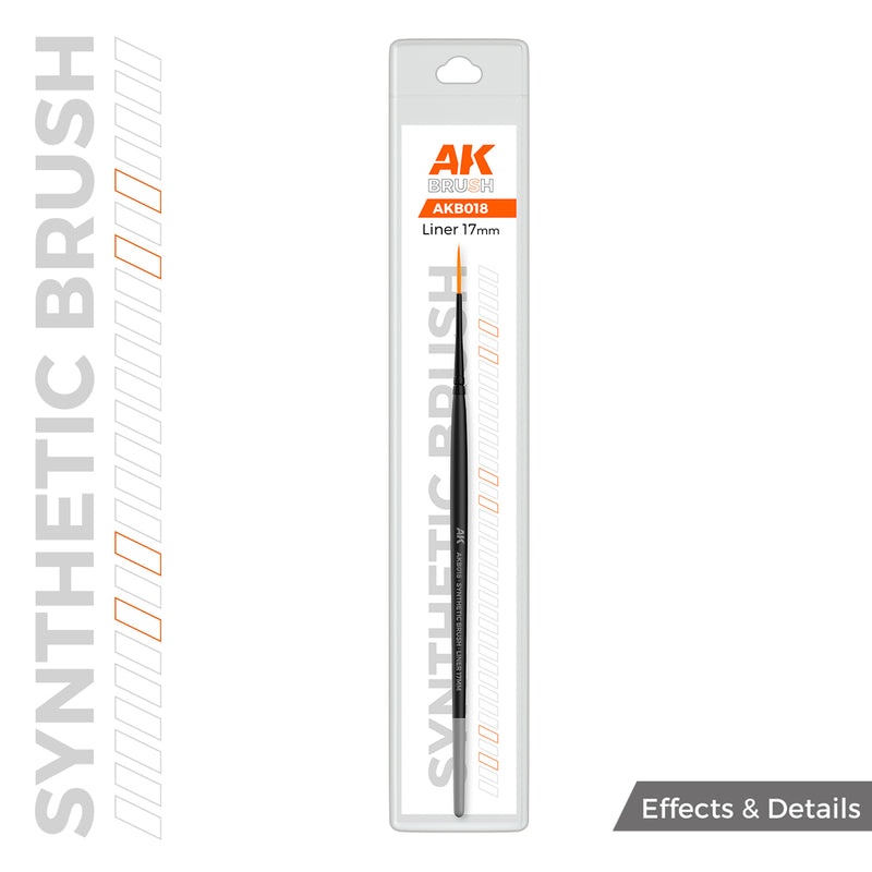 AK Interactive - Brushes - Synthetic Brush - Liner 17mm-1